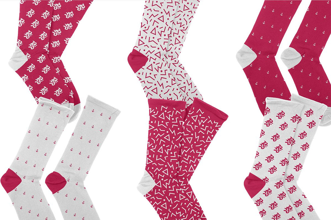 Download 40 Awesome Sock Mockups For Effective Brand Promotion ...
