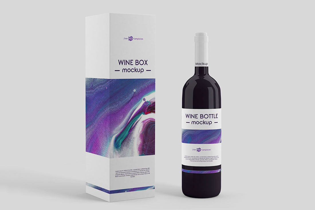 Download 40 Exceptional Free Wine Bottle Mockups For Wineries - Colorlib