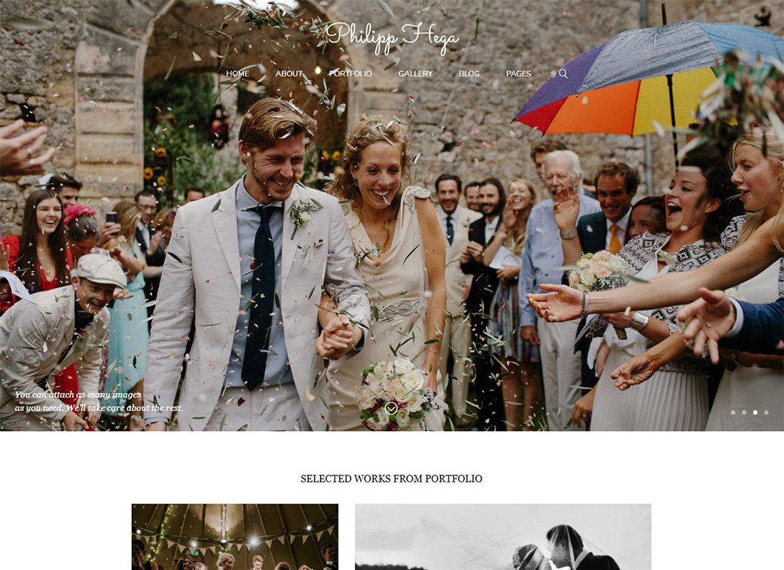 wedding WordPress theme
