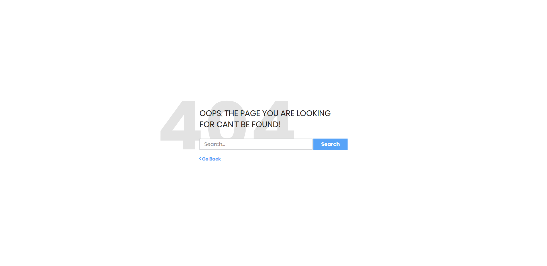 404 html error template