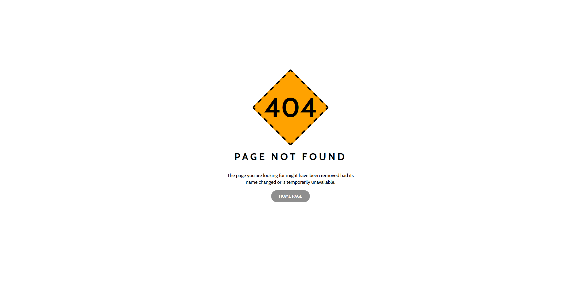 404 not found website