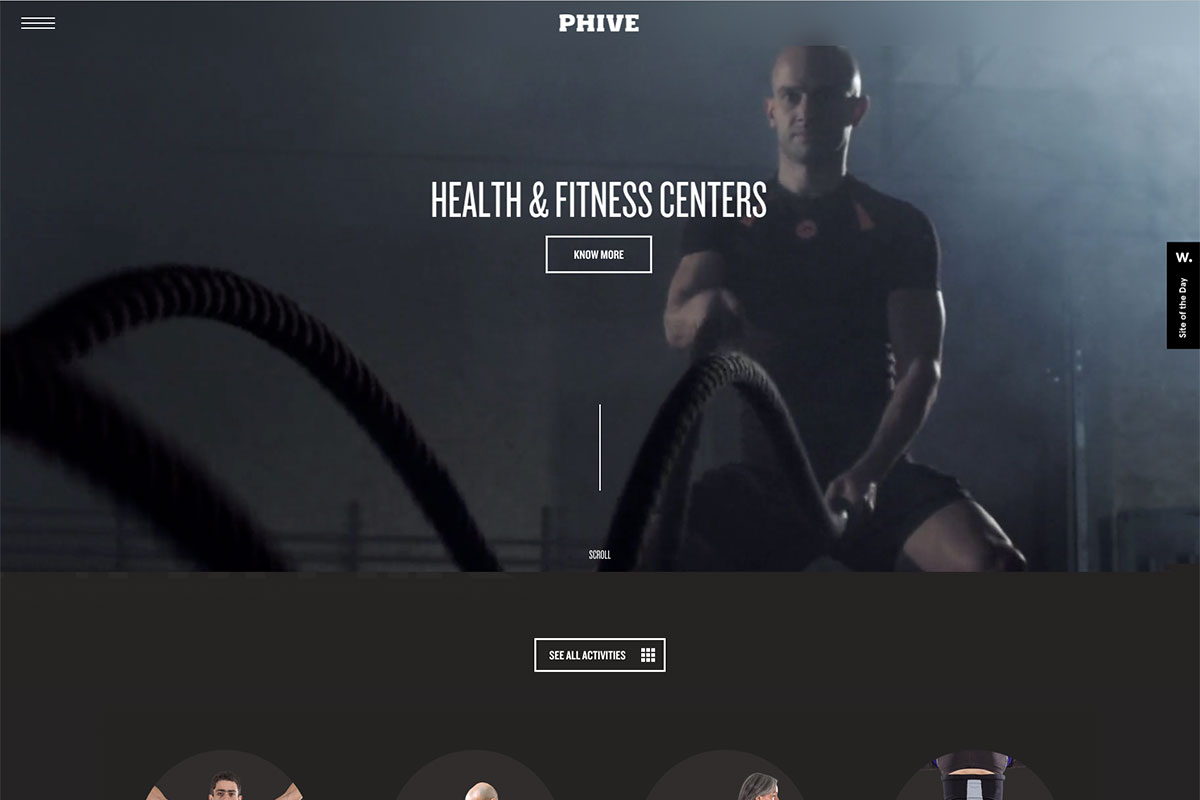 4 gym websites design