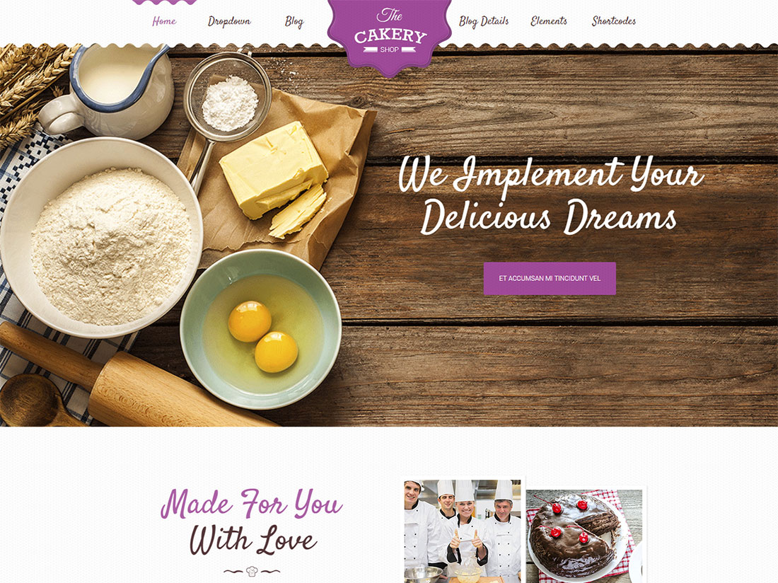 5 Bakery Website Templates 