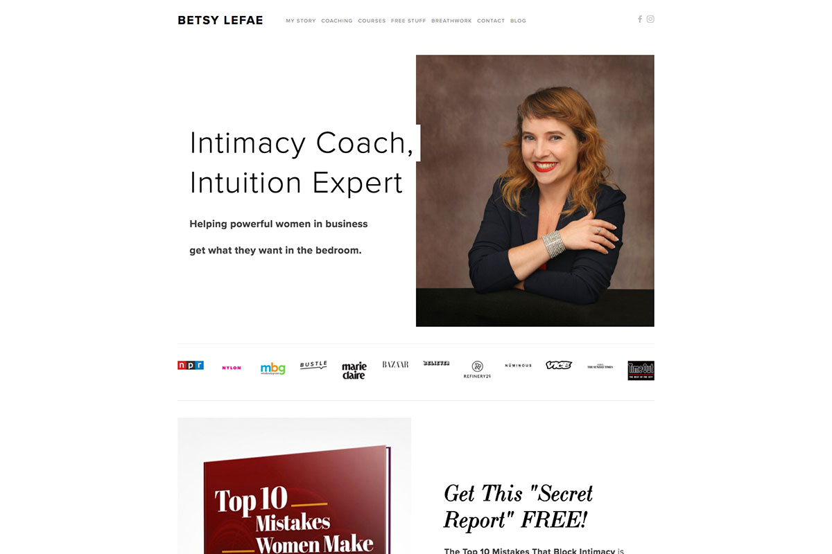 Betsy Lefae - Psychic Website template