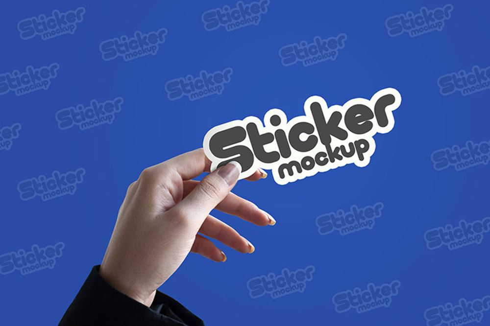 sticker mockups