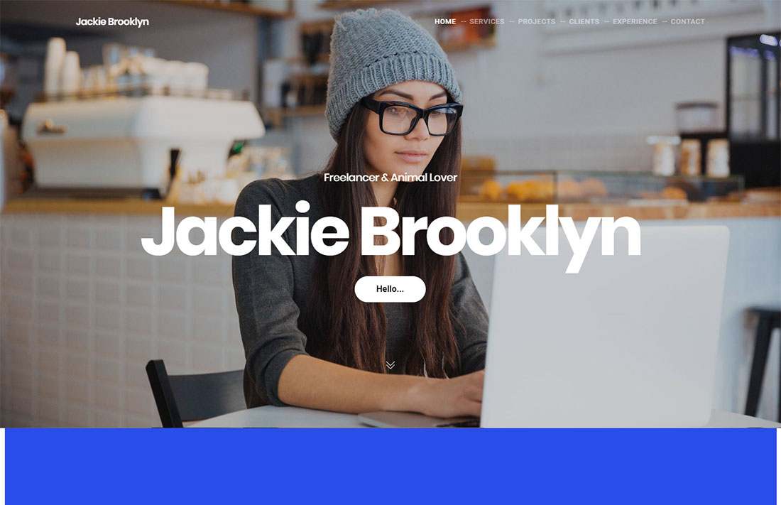 Brooklyn - personal branding WordPress theme