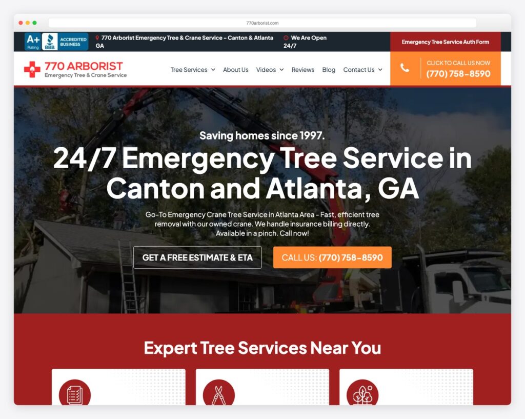25 Best Tree Service Website Examples 2026 - Colorlib