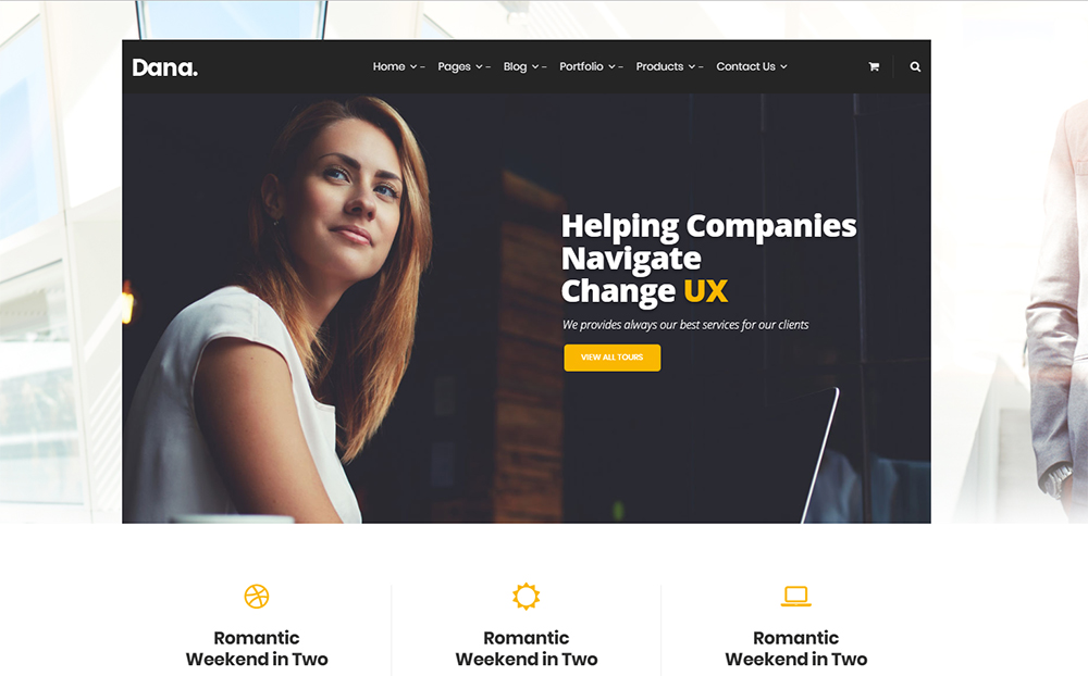 Dana - Corporate Business Multi-Purpose Responsive Joomla Template with Page Builder | Business Joomla Template
