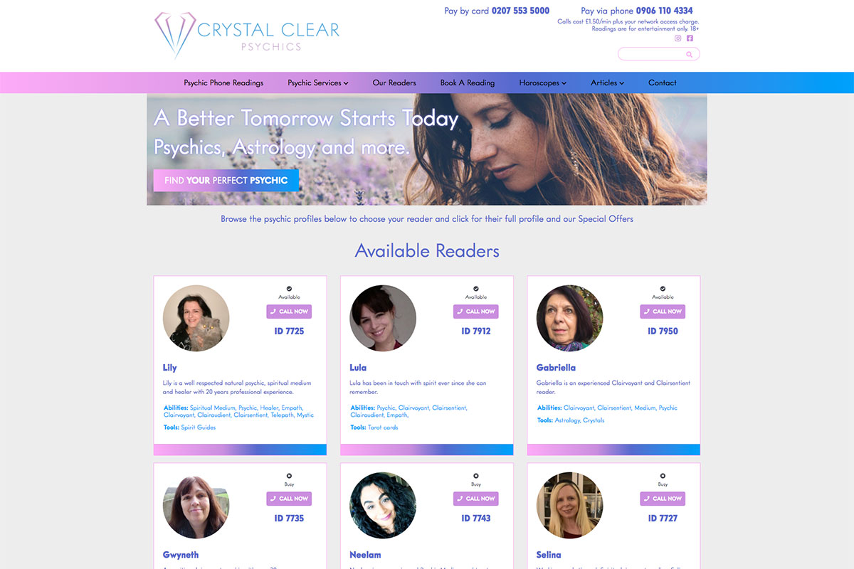 Crystal Clear Psychics