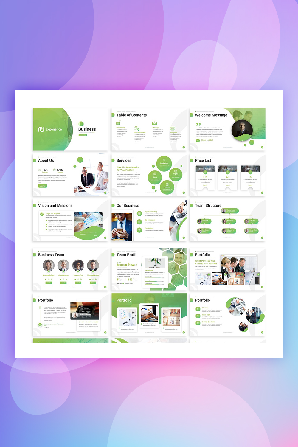 Experience - Business PowerPoint Template