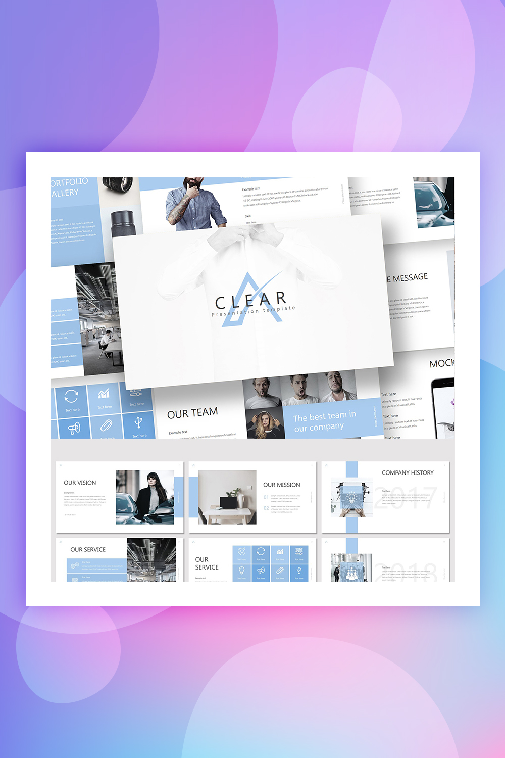 Clear - PowerPoint Template