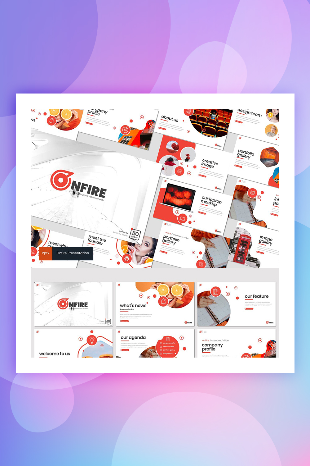 Onfire PowerPoint Template