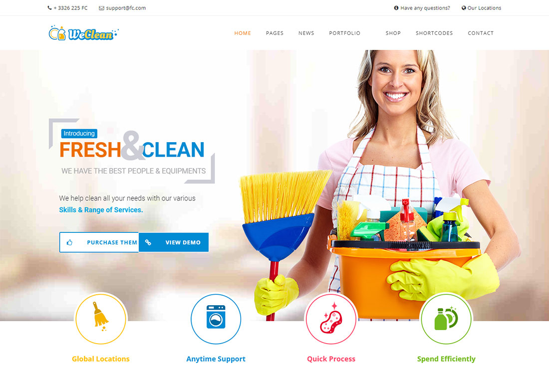 We Clean Pest Control WordPress Theme
