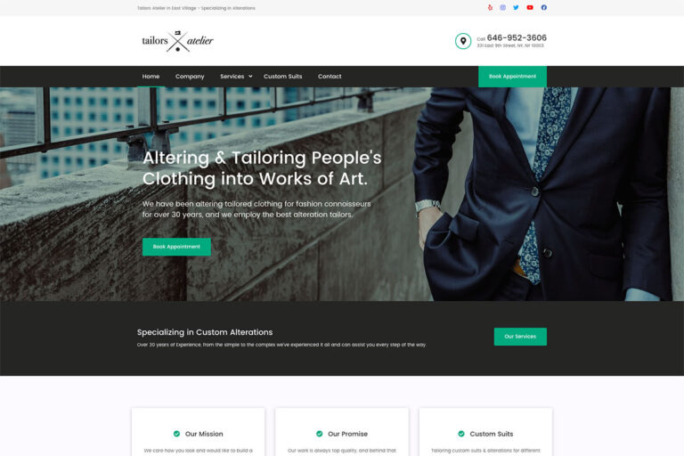20 Best Tailor Website Design Inspiration 2026