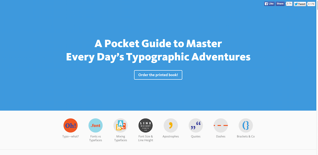A Pocket Guide to Master Every Day’s Typographic Adventures