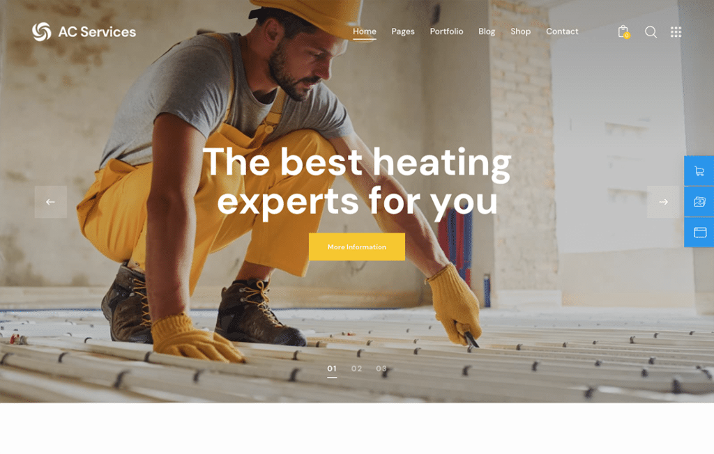 AC Services - Air Conditioning and Heating Company WordPress Theme 