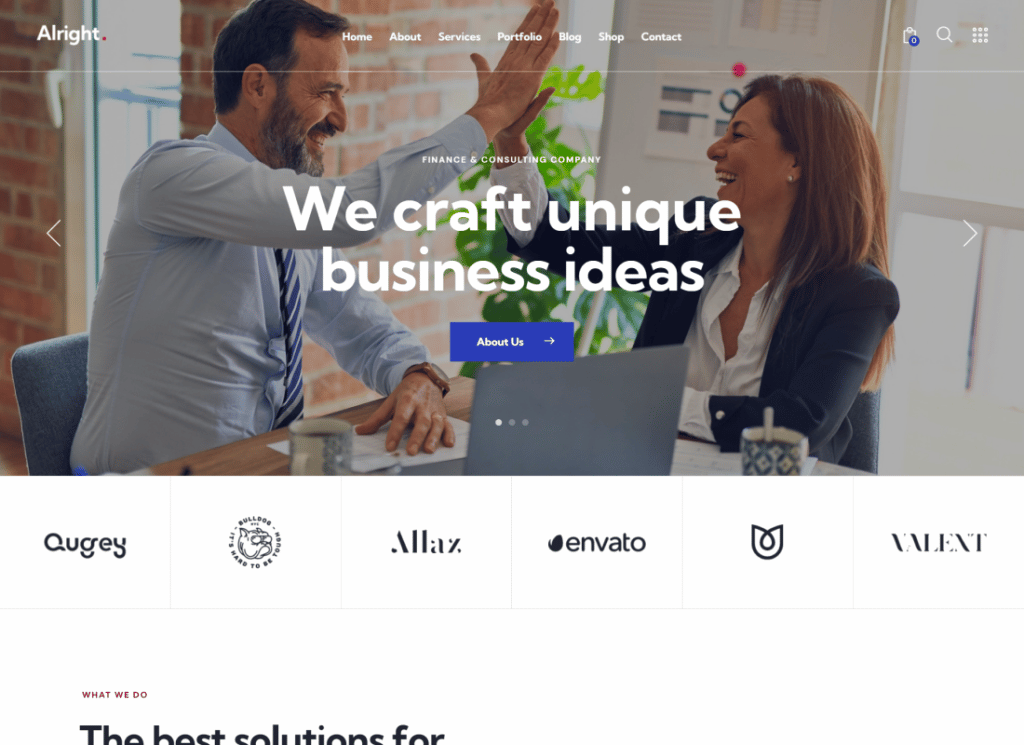 Alright | Full Site Editing Business WordPress Theme