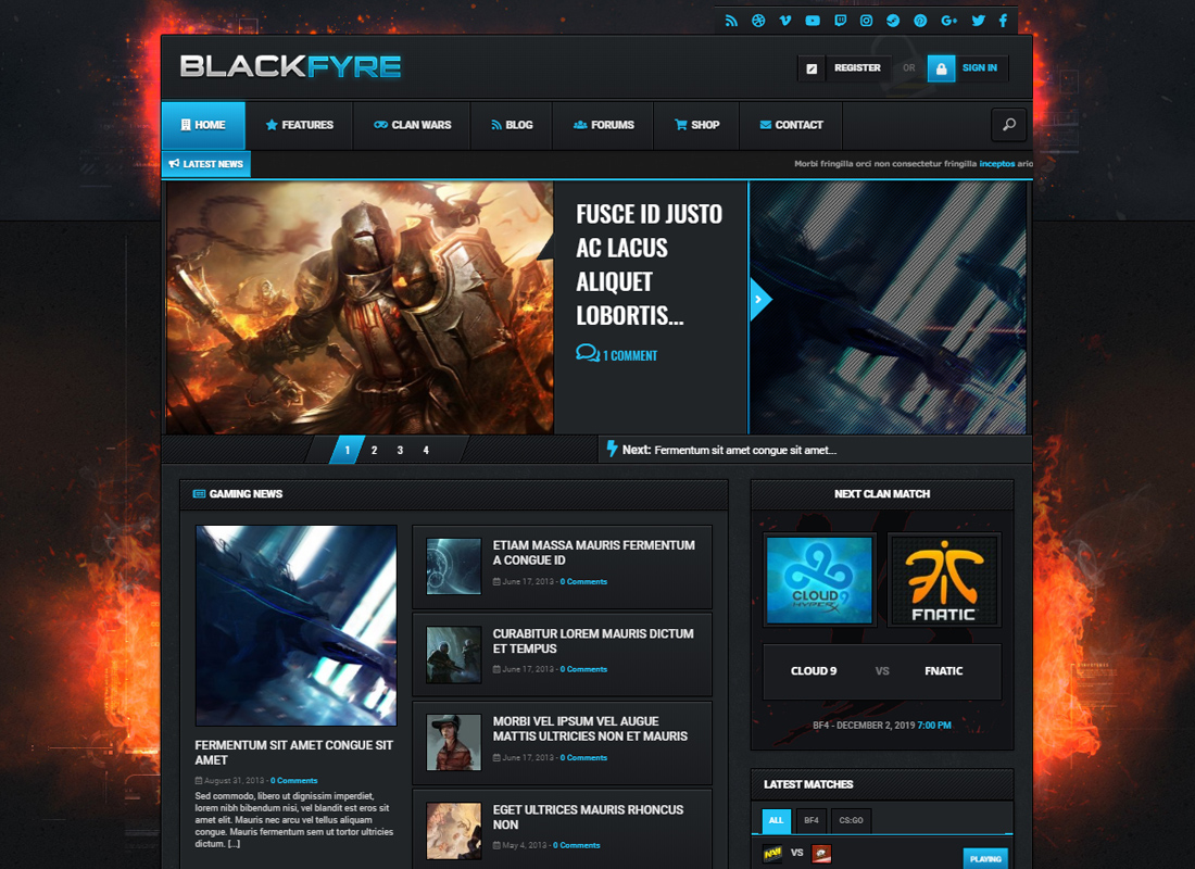 Blackfyre - Create Your Own Gaming Community