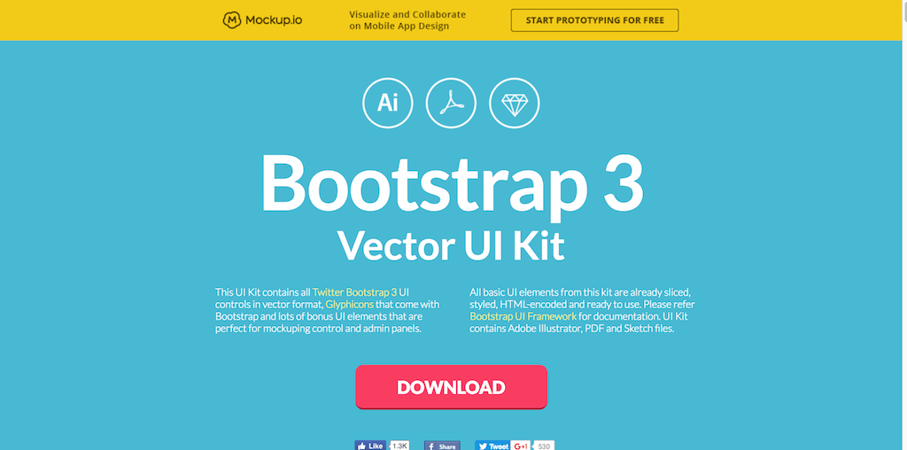 Bootstrap 3 UI Kit