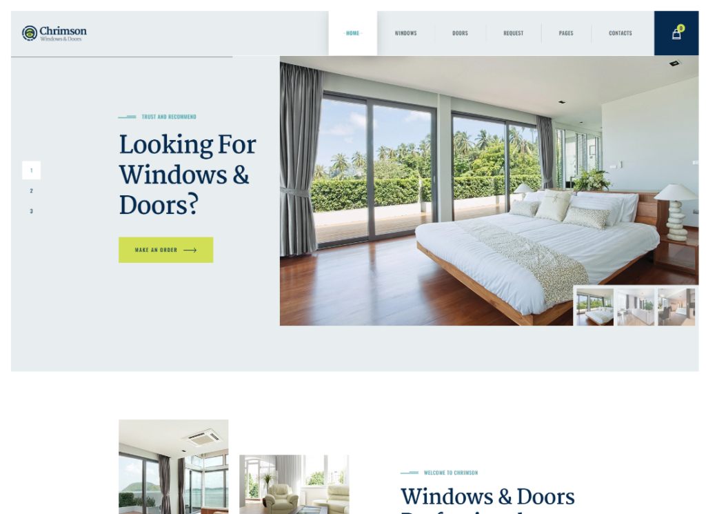 Chrimson | Windows & Doors Services Store WordPress Theme + Elementor