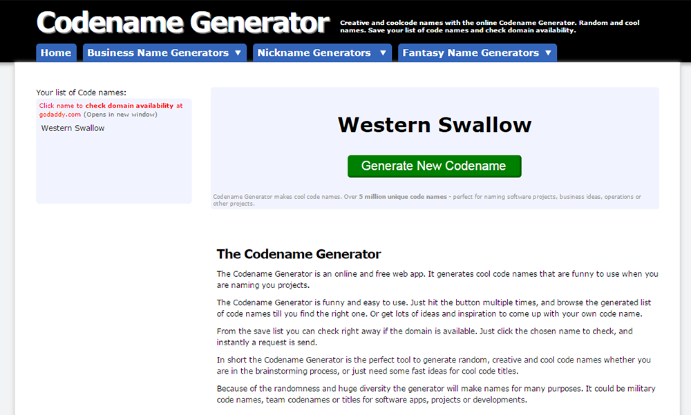 Cool Blog Domain Name Generators For Wordpress