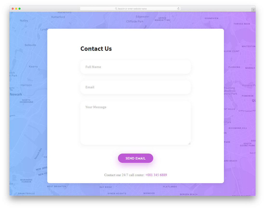 Top 41 Free Html5 Css3 Contact Form Templates 2021 Colorlib