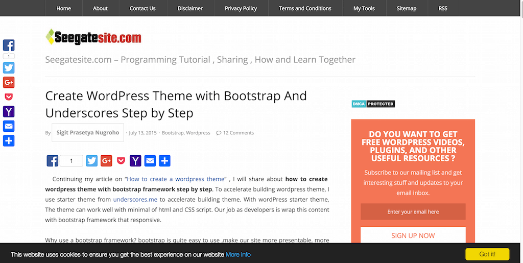 Create WordPress Theme with Bootstrap And Underscores Step by Step