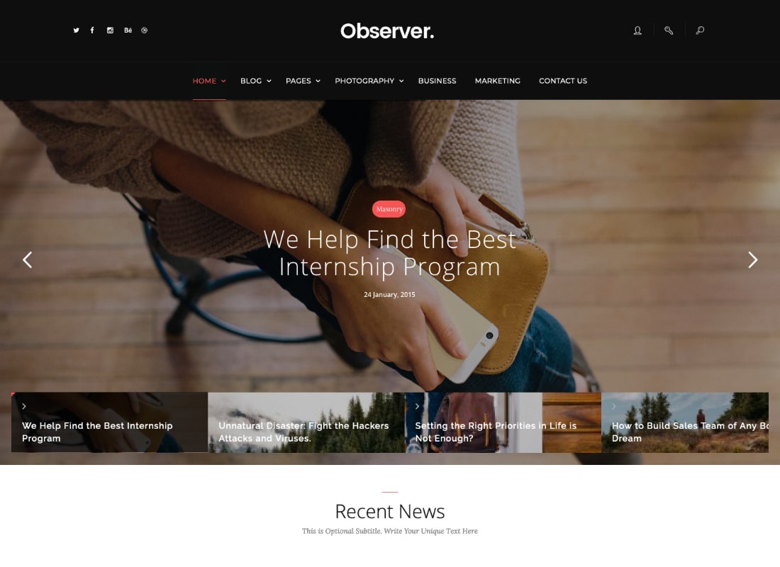 Daily Observer | A Modern Magazine, Review & News Portal WordPress Theme