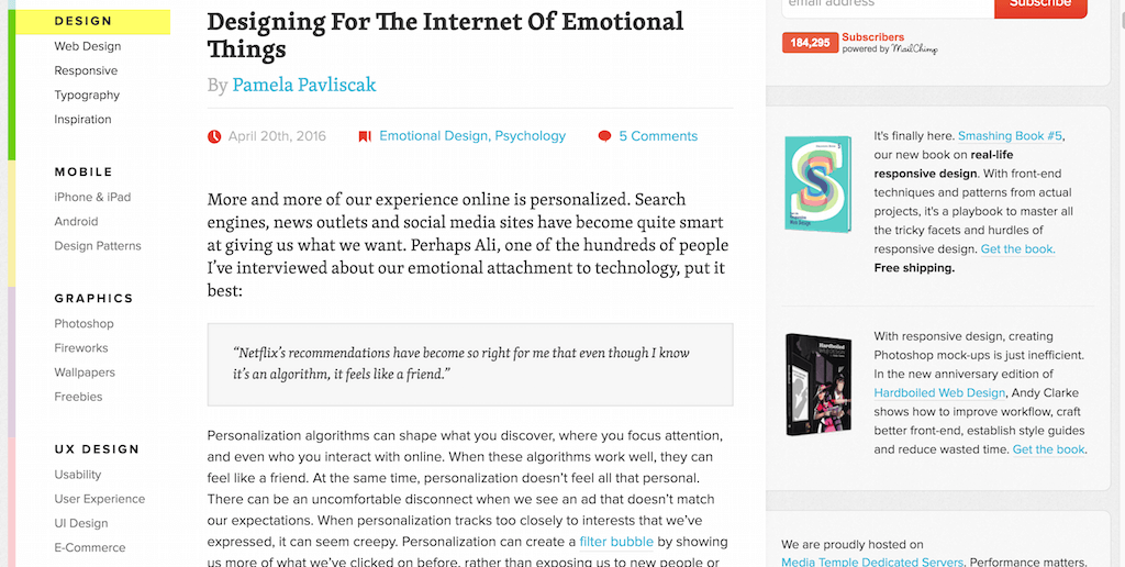 Designing For The Internet Of Emotional Things
