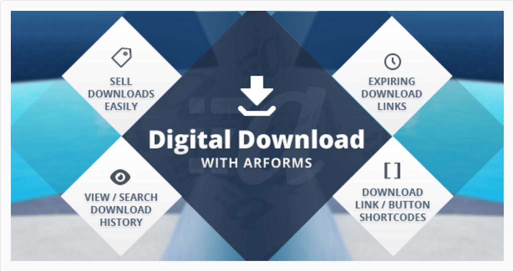 Digital downloads with Arforms