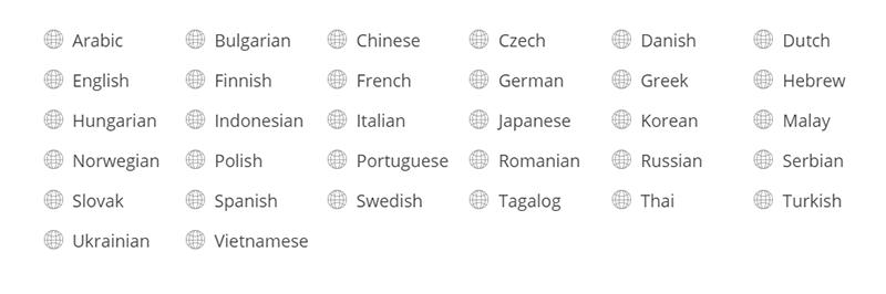 Divi Languages