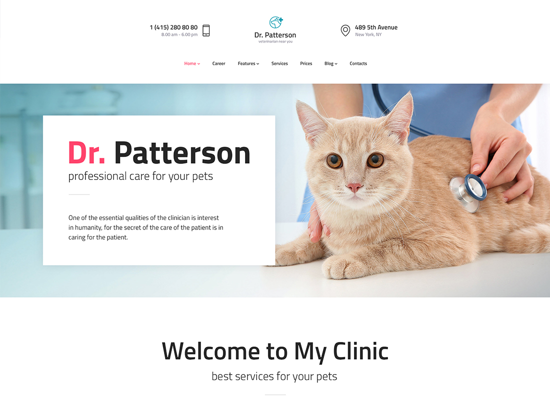 Dr.Patterson - Medicine & Healthcare WordPress Theme