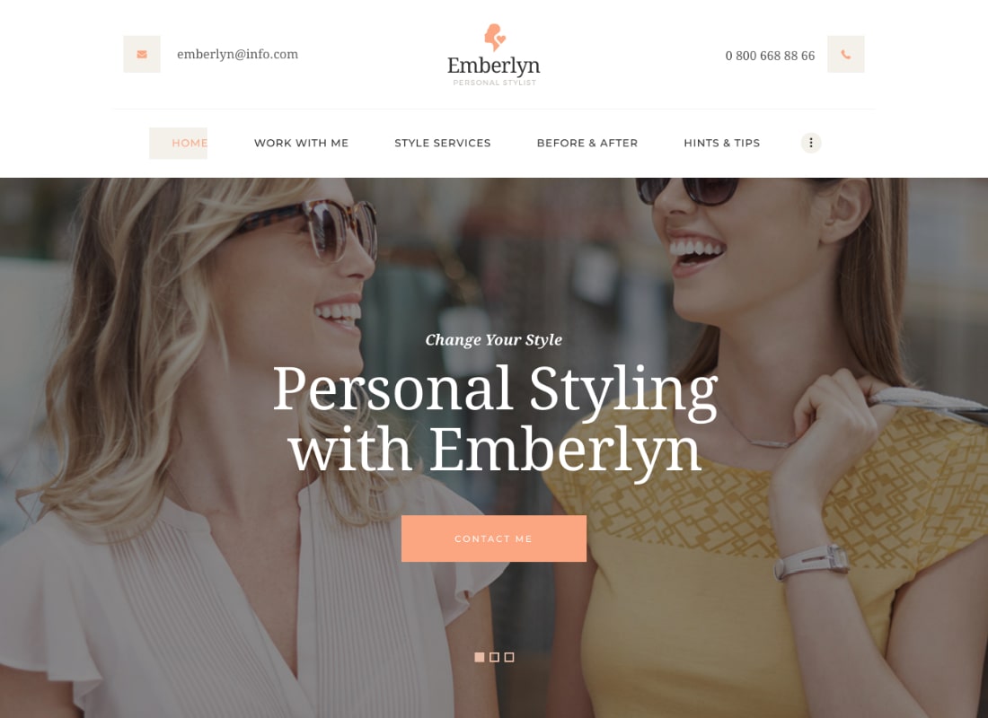 Emberlyn | Personal Stylist WordPress Theme