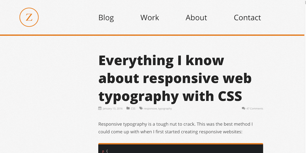 Everything I know about responsive web typography with CSS — Zell Liew