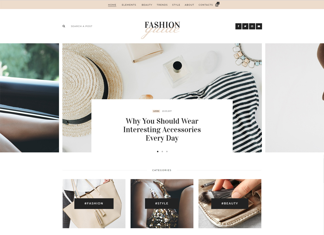 Fashion Guide | Online Magazine & Lifestyle Blog WordPress Theme