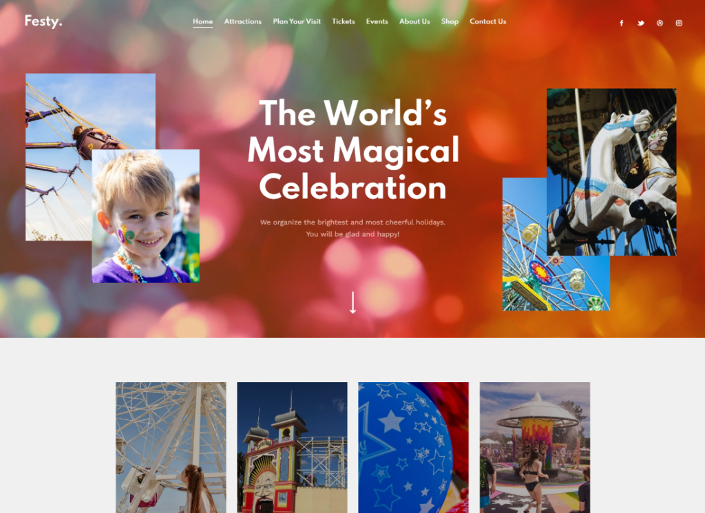 Festy | Theme Park, Circus & Festival WordPress Theme
