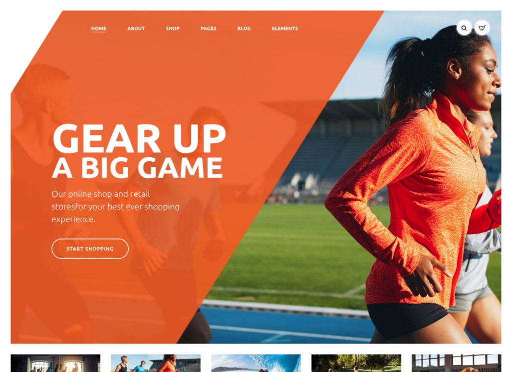 GYM Sports - Clothing & Equipment Store WordPress Theme 