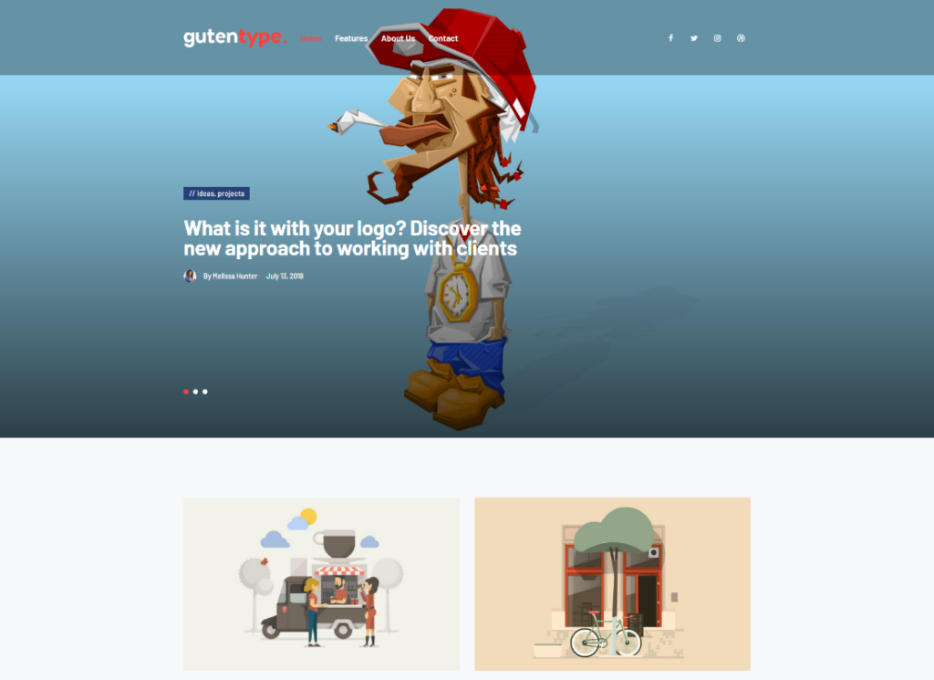 Gutentype | 100% Gutenberg WordPress Theme for Modern Blog + Elementor