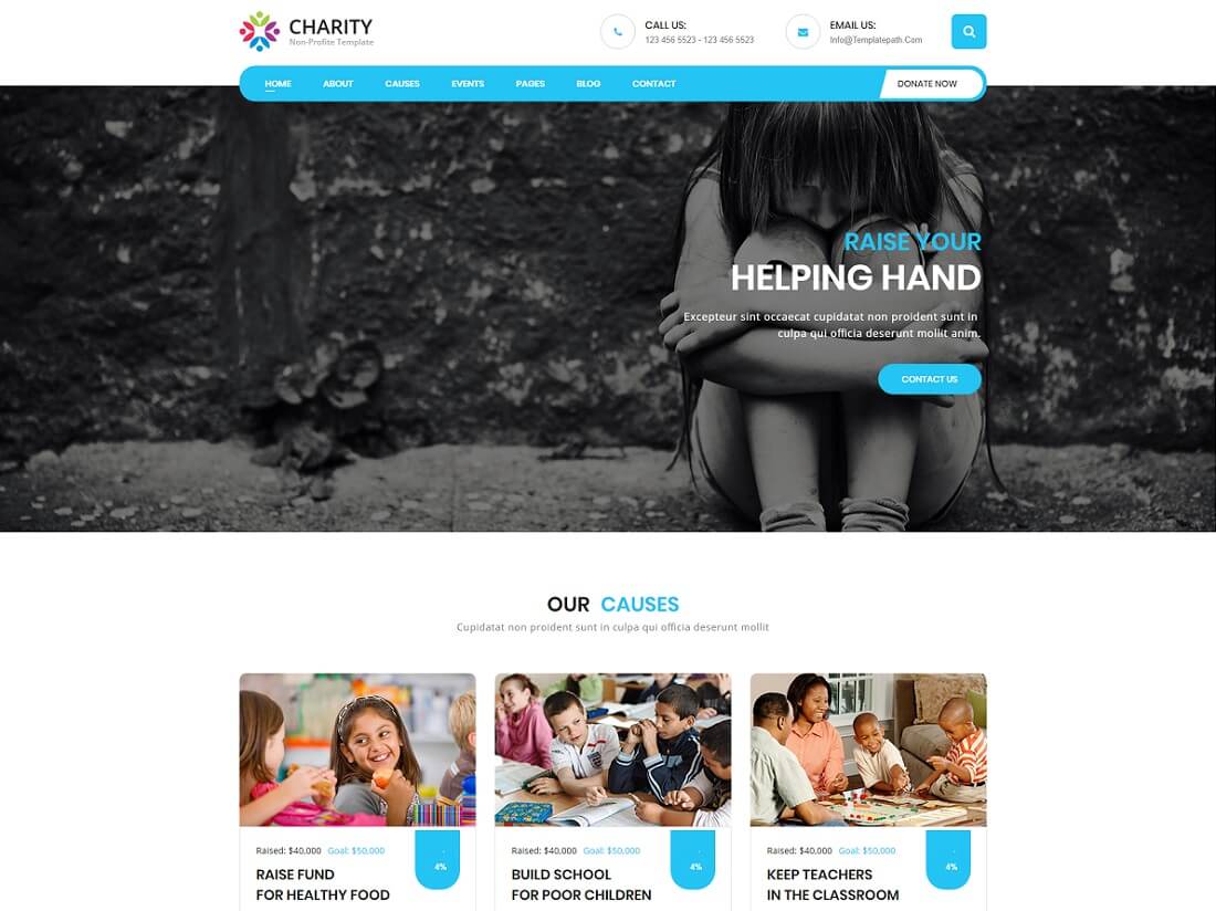 17 Best Premium HTML Charity Website Templates 2020 Colorlib