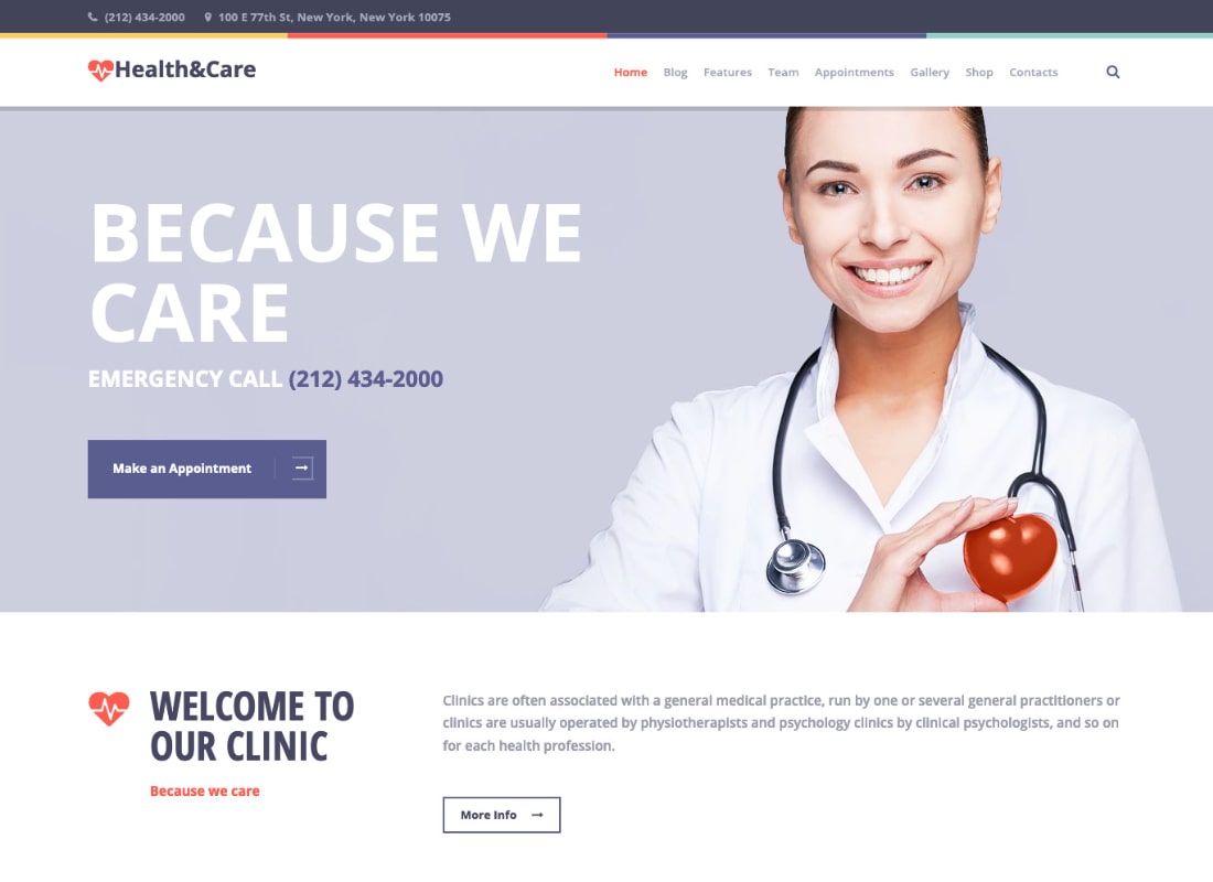 Health & Care | Medical WordPress Theme