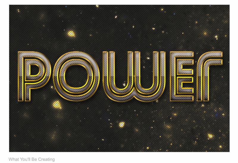 How to Create a Futuristic Metal Text Effect in Adobe Photoshop