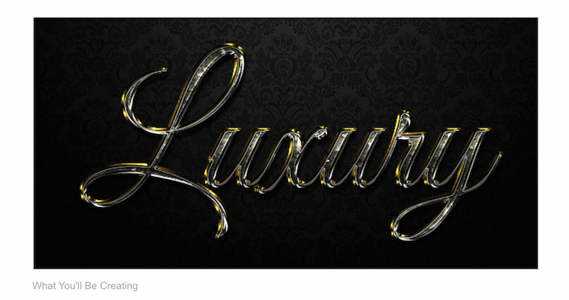 How to Create a Luxurious Text Effect in Adobe Photoshop