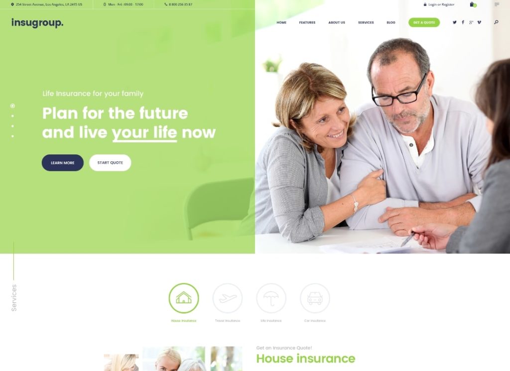 Insugroup | Insurance & Finance WordPress Theme