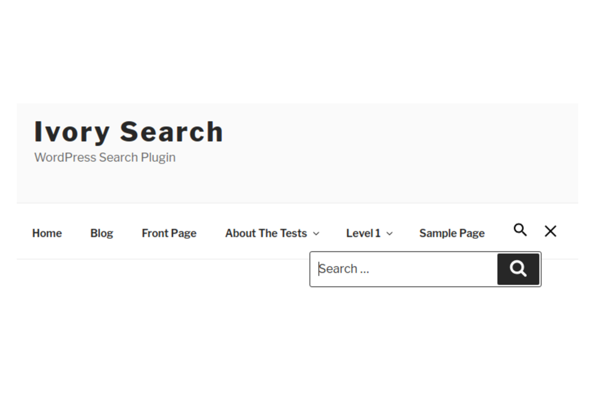 Easy-To-Use Ivory Search – WordPress Search Plugin