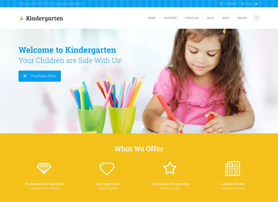Kindergarten | Children WordPress Theme