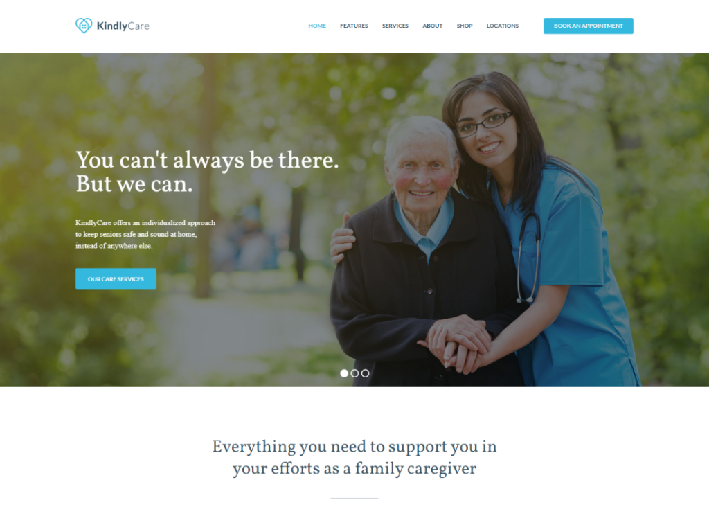 KindlyCare | Senior Care & Medical WordPress Theme