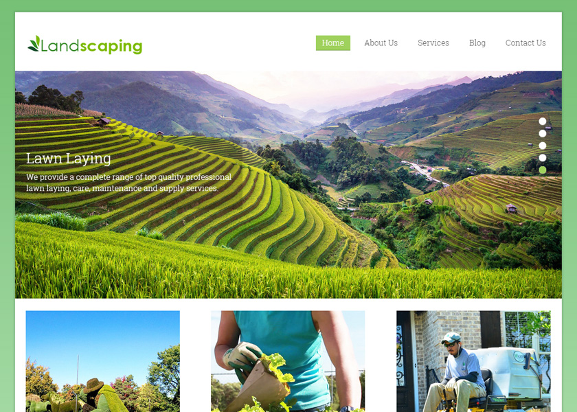 Landscape WordPress Theme