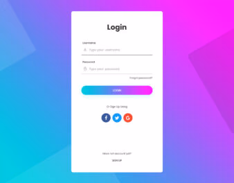 Login Form 4 by Colorlib UI snippet