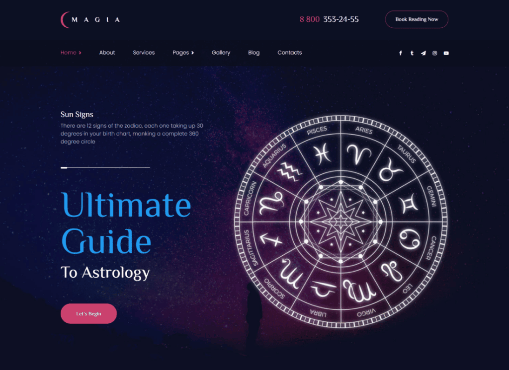 Magia | Astrologist WordPress Theme