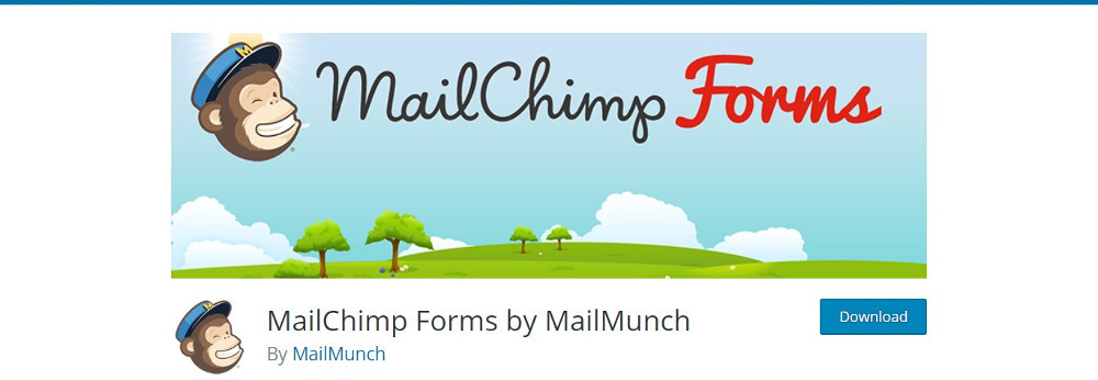 MailChimp forms by MailMunch